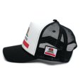 thumbnail image 2 of Custom California Republic State Flag Cali Unisex-Adult Trucker Hat Multi (White/Black), 2 of 2