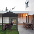 thumbnail image 3 of BingoPaw Black Playpen Welded Wire Dog Kennel W/ Cover, 4.2 ft. x 4 ft. x 5.4 ft, 3 of 10