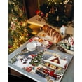 thumbnail image 6 of Christmas Placemats Set of 6, Christmas Tree Snowman Place Mats Red Truck Squirrel Placemat Table Decoration for Kitchen Table Dinner Xmas Holiday Party Home Decor Indoor Outdoor 13x19 Inch, 6 of 9