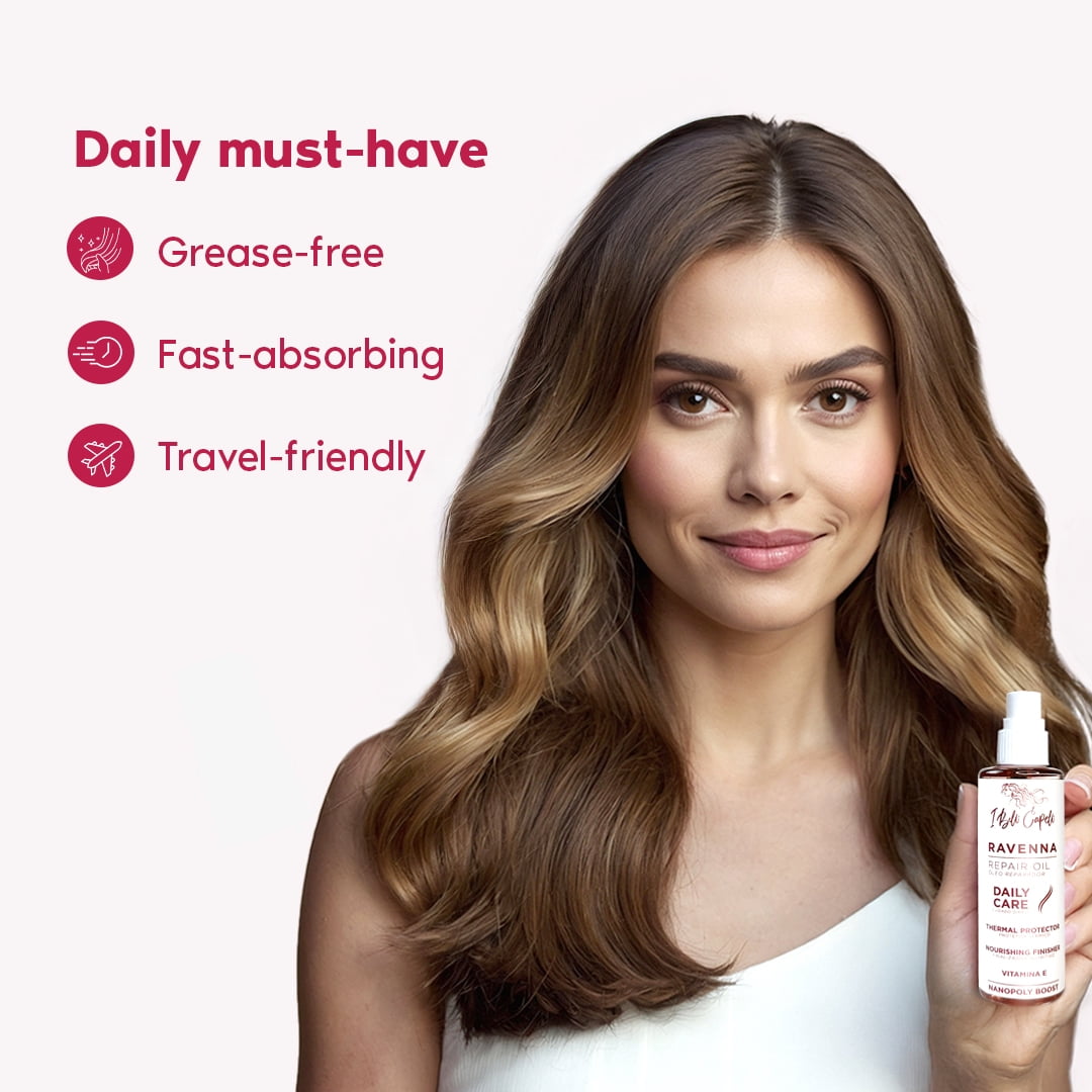 I Belli Capelli Ravenna Hair Mask & Repair Oil Kit - Deep Conditioner for Dry, Damaged Hair Treatment- Hydrates, Repairs & Nourishes - For All Hair Types - Mascarilla Para el Cabello (2-Pack)