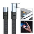 thumbnail image 2 of 90 Degree USB C Cable,Type C to Type C Cable Fast Charging 240W Type C Port Right Angled USB C Data Cable, 2 of 9
