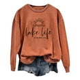 thumbnail image 4 of CAIXIA Sweatshirt for Women Trendy Breathable Quality Crew Neck Long Sleeve Blouses Top Pullover Letter Graphic Graphic Hoodies Streetwear Spring Fall Clothes 2026, 4 of 4