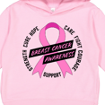 thumbnail image 3 of Inktastic Breast Cancer Awareness Toddler Hoodie, 3 of 4