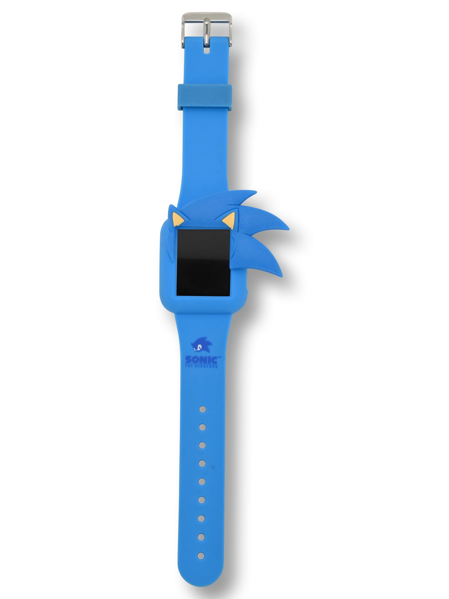 SEGA Sonic the Hedgehog Child Unisex Wristwatch and strap Cover in One Size Color Blue