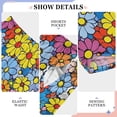 thumbnail image 6 of FORMRS Boys Pajama Pants with Pockets Size 6-8Y Kids Lounge Sleep Bottoms, Floral Fiesta, 6 of 8