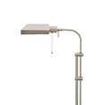 thumbnail image 2 of Metal Rectangular Floor Lamp with Adjustable Pole, White- Saltoro Sherpi, 2 of 5