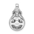 thumbnail image 4 of Gold Time Sterling Silver Cubic Zirconia Knot Pendant, 4 of 4