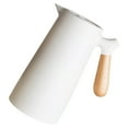 thumbnail image 3 of Hervidor de agua al vacío con aislamiento para té, agua y café, con revestimiento de vidrio de múltiples capas para acampar en casa, blanco, 1 l, 3 of 14