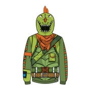 Fortnite REX Costume Zip-Up Jacket for Boys with Licensed Design for Ages 8-18, Sizes 8-18