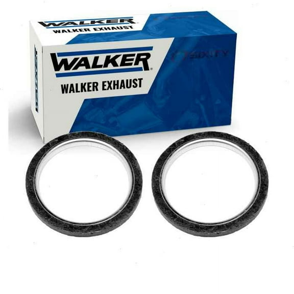 2 pc Walker Exhaust Pipe Flange Gaskets compatible with Toyota Tacoma 2.4L 2.7L L4 1995-2000