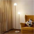 thumbnail image 2 of Floor lamp Milky White Glass Standing Lamps for Living Room Floor Lights Bedroom Marble Stand Light Modern Floor Lamp LED Decorative Foyer Floor lamp, 2 of 7