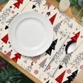 thumbnail image 4 of WEGFTDUOP Christmas Placemat Table Mat Christmas Home Living Room Decoration Placemat, 4 of 6