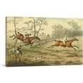 thumbnail image 1 of ARTCANVAS A Steeple Chase Plate 5 1827 Canvas Art Print by Henry Thomas Alken - Size: 12" x 8" (0.75" Deep), 1 of 9