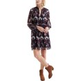 thumbnail image 1 of Vestido campesina Floral Lucky Brand azul pequeño, 1 of 1