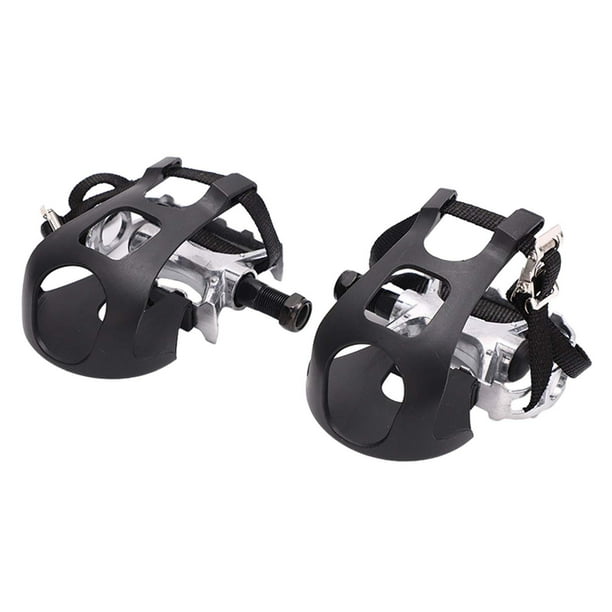 Pedales de bicicleta estática Perfecl con reparación de jaula para dedos antideslizantes 14 cm x 13 cm x 6 cm
