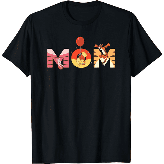 Winnie the Pooh and Friends Mom Mother’s Day Birthday Unisex Softstyle T-Shirt for Men Women Kids