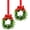 2PCS, variant on Dalrosia 4PCS Kitchen Cabinet Wreaths Boxwood Wreaths with Ribbon Artificial Green Leaves Wreaths Decorative Hanging Wreaths for Cabinet Wall Window Front Door Decors