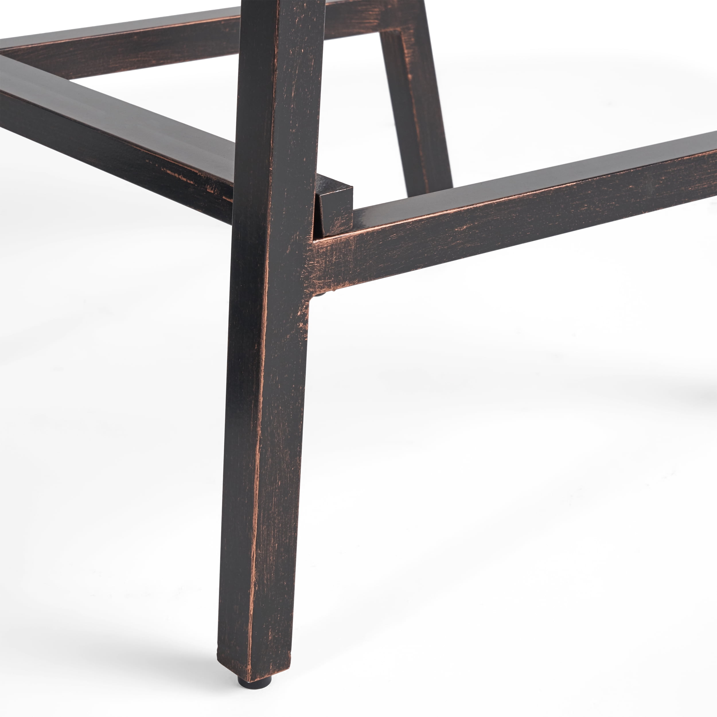 Vance Outdoor 28" Aluminum Barstools, Set of 4, Copper