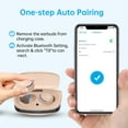 thumbnail image 6 of Wireless Earbuds Noise Cancelling, IPX8 in Ear Headphones, Deep Bass, 60H LED Case, Clear Calls, Touch Control for Sleep/Running, 6 of 7