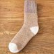 thumbnail image 4 of Calcetines de invierno para hombre y mujer, cómodos, transpirables, de punto, con cordón, de tubo medio, de algodón., 4 of 4