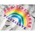 thumbnail image 3 of Beezizac Rainbow Tie Dye Pajamas for Girls 100% Cotton PJ Shorts Lounge Set Tween Size 4T, 3 of 7