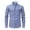 Blue@GC@, variant on Men's Buttons Down Suit Shirts Long Sleeve Dress Shirts For Men Trendy Striped Lapel Soft Lightweight Business Tops