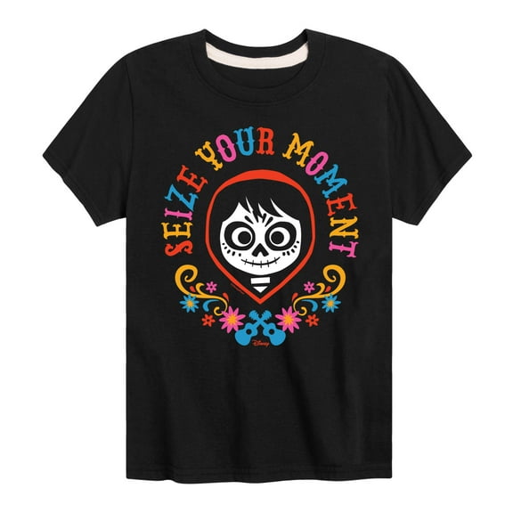 Coco - Seize Your Moment - Toddler And Youth Short Sleeve Graphic T-Shirt