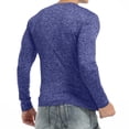 thumbnail image 5 of HAOMEILI Men's Casual Stretchy Slim Fit Long Sleeve Henley Shirt, 5 of 6