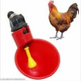 thumbnail image 1 of Taza de agua para pezones de pollo, cuenco colgante de codorniz, bebedero de agua automático para pájaros, taza para patio trasero, rebaño de pollos, bebedero para aves de corral, 2 uds. TUNC Sencillez, 1 of 5