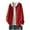 Red B, variant on Ashirexll Chunky Cardigan Sweaters for Women Winter Sweaters Solid Color Long Sleeve Round Neck Open Front Knit Casual Coat