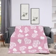 thumbnail image 2 of Luxury Soft Valentine Love Blanket Pink Heart Throw Blanket for Couch Lightweight Warm Cozy and Plush Blankets, Valentine''s Day Gifts for Women Wife Valentine''s Day Mothers Day 30"x40", 2 of 6