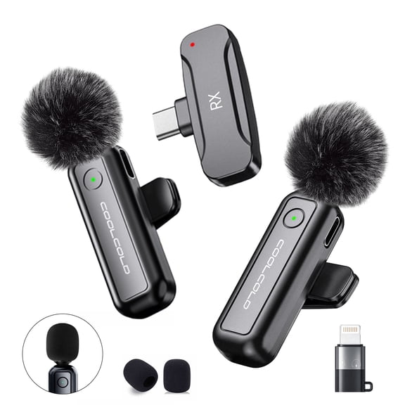 COOLCOLD MicrophoneWK1 for Computer, Gaming, Streaming, Recording & Podcasts - AI Noise Cancellation   Cardioid Sound - Black