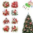 thumbnail image 1 of Adornos de Pintura de Diamantes Wdftyju 8 Piezas Navidad, 1 of 9