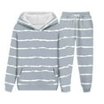 thumbnail image 5 of NAISIBABY Girls Fleece Hoodie and Sweatpants Sets 2-Piece, Kids Pullover Sweatshirt & Jogger Pants Outfit Gray 4T, 5 of 5