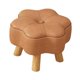 thumbnail image 4 of Reposapiés pequeño con patas de madera para sala de estar, entrada y salón. marrón, 4 of 9