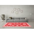 thumbnail image 3 of Ahgly Company Machine Washable Indoor Rectangle Oriental Red Traditional Area Rugs, 6' x 9', 3 of 4