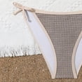 thumbnail image 5 of mgoYE Girl Swimsuit Size 14-16 Bikini Girl's 2 Piece Swimsuit Solid Spaghetti Strap Bikini Sets Beach Bathing Suit Swimwear for Teen Girls(Grey,14-15 Years), 5 of 8