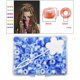 thumbnail image 2 of 210pcs 5mm Dreadlock Beads s de de Tren Tubo Bead Braiding Azul Zulema Cuentas de rastas, 2 of 8