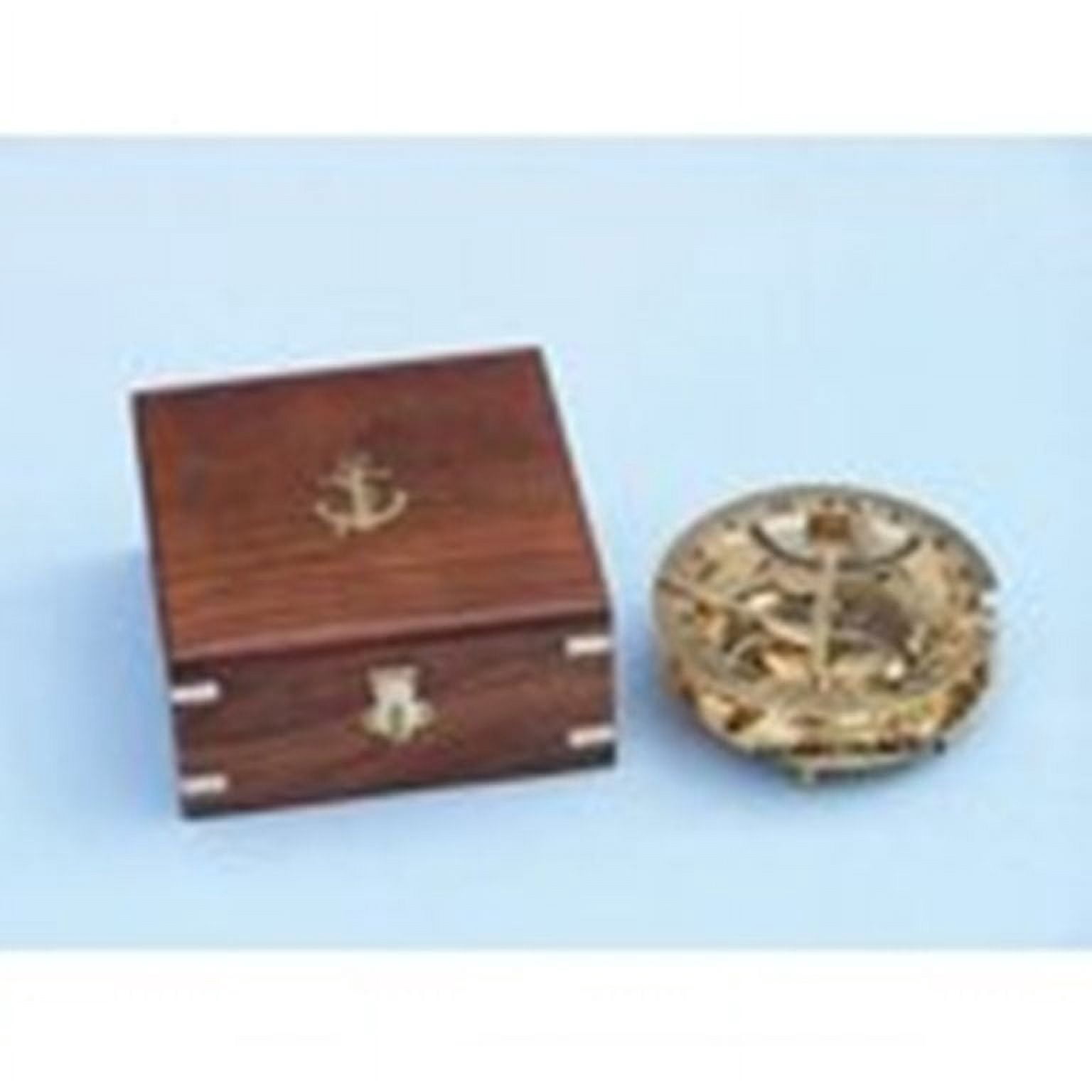 Thor Instruments Vintage Nautical Brass Compass With Box Free For Gifting Item
