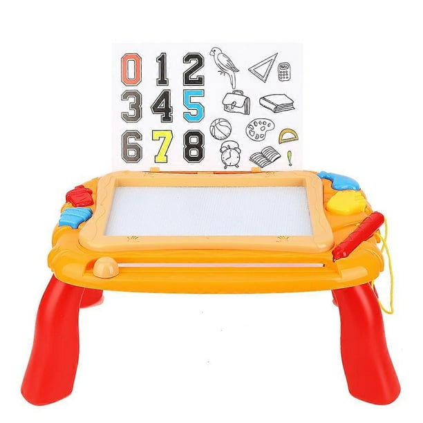 Drawing Board Toy DIY Writing Painting Sketch Pad Children Art Drawing Toys GiftOrange