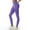 A0302-Purple, variant on QUINDOS Athletic Leggings for Women High Waist Gym Running Fitness Yoga Pants Sports Wokout Slim Pants