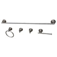 thumbnail image 6 of Kingston Brass BAH8230478SN Concord 5-Piece 30-Inch Towel Bar Bathroom Accessory Set in Brushed Nickel, 6 of 6