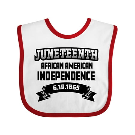

Inktastic African American Independence Juneteenth Gift Baby Boy or Baby Girl Bib