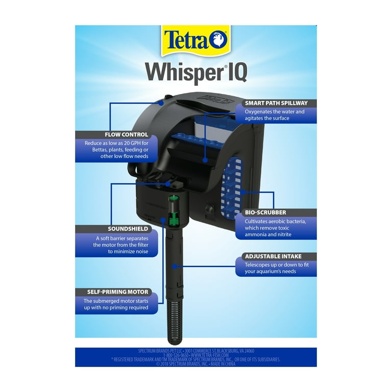 Whisper IQ Power Filter for Aquariums up to 45 Gallons photo 3