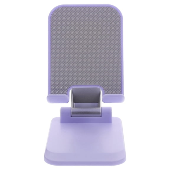 Folding Mobile Phone Stand Tabletop Holder Foldable Purple Silica Gel Abs
