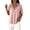 Z03 Red, variant on Conairie Polo Collar T Shirts for Women Half Sleeve Solid Color Single Shirts Loose Fit Casual Tops Army Green L