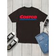 thumbnail image 1 of OSTCO Wholesale Plus Size Black Bold Red & Blue Logo Print T Shirt, 1 of 5