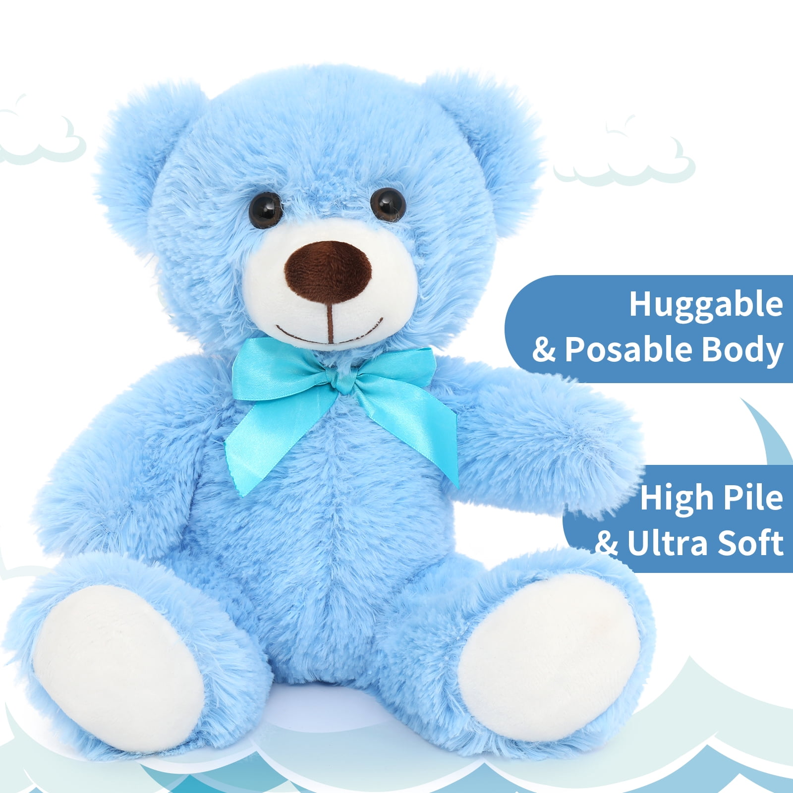 MaoGoLan 13'' Cute Teddy Bear Stuffed Animal Bear Plush Toy