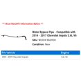 thumbnail image 2 of Water Bypass Line - Compatible with 2014 - 2017 Chevy Impala 3.6L V6 2015 2016, 2 of 2