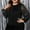 Black Tops for Women, variant on Olyvenn Womens Plus Size Cross Wrap Tops Patchwork Bubble Long Sleeve Oversized Sparkly Shirt Blouses Casual Streetwear Outfits Black 20-22
